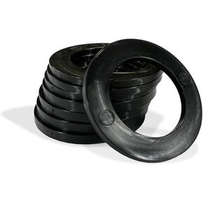 Rattle Rings Washers | Nylon Recovery 5/8" Shackle Isolators | Soft Shackle Recovery Accessories Spacers Fits 3/4" Pin - Black Hole