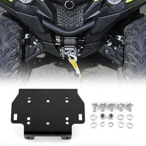 WeiSen Winch Mount Plate Bracket Compatible with 2016-2024 Yamaha Grizzly 700 Kodiak 700