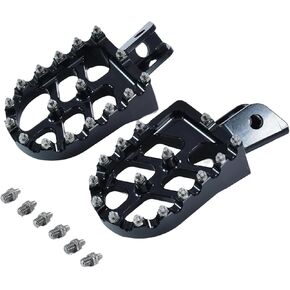 Dirt Bike Foot Pegs CNC Footpegs KLX110 Foot Pedals Rest for KLX 110 2002-2023 KLX110L 2010-2023 KX60 1998-2003 Black in Kuwait