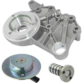 Camshaft Bridge Bracket Adjuster Magnet Solenoid Valve Replacement for 2008-2016 VW Jetta GTI Passat Audi A4 A6 TT 2.0T Part# 06H109257A, 06H103144J, 06L109259A