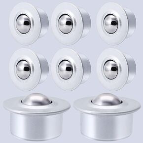 XiKe 16 Pack 5/16" Roller Ball Transfer Bearings, Used for Roller Stand, Transfer Equipment and Transmission System CY-8H Type.
