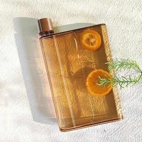 زجاجة مياه مسطحة رفيعة وقابلة لإعادة الاستخدام سعة 420 مل - تناسب زاوية الجيب العشوائية. كوب محمول شفاف للمدرسة، والرياضة، والسفر، وتناول الطعام in Kuwait