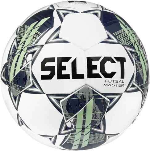 Select Futsal Master FIFA Basic Ball Master WHT-GRE, Unisex, Soccer Ball, White/Grey/Black/Green, 4 in Saudi Arabia