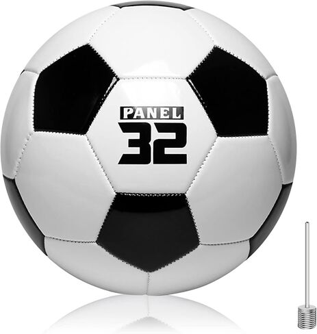 Soccer Ball Size 2/3 for Kids Toddler Traditional Soccer Balls for Recreation, Practice, Kids Gift Classic Soccer Training Ball with Air Pump for Outdoor & Indoor Match or Game in Saudi Arabia