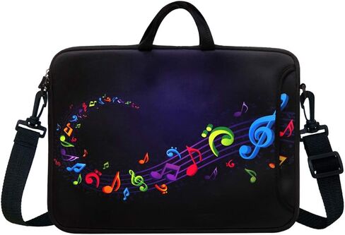 11.6-Inch to 12.5-Inch Neoprene Laptop Shoulder Messenger Bag Case Sleeve for 11 11.6 12 12.2 12.5" Inch Chromebook/Tablet/Notebook/Macbook Pro/Air (Blue) in Saudi Arabia