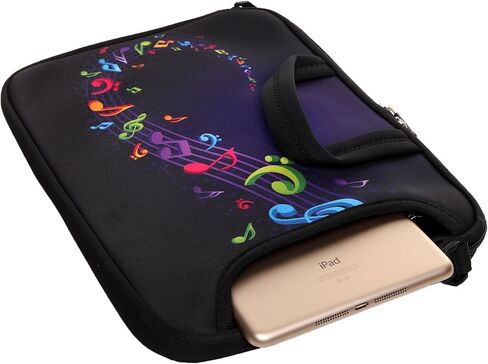 11.6-Inch to 12.5-Inch Neoprene Laptop Shoulder Messenger Bag Case Sleeve for 11 11.6 12 12.2 12.5" Inch Chromebook/Tablet/Notebook/Macbook Pro/Air (Blue) in Saudi Arabia