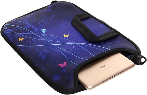 11.6-Inch to 12.5-Inch Neoprene Laptop Shoulder Messenger Bag Case Sleeve for 11 11.6 12 12.2 12.5" Inch Chromebook/Tablet/Notebook/Macbook Pro/Air (Blue) in Saudi Arabia