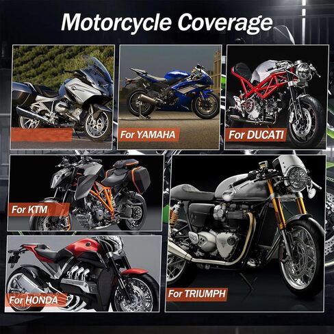 Motorcycle All System Diagnostic Tool, Oil Service Reset, OBDPROG Moto 100 Motorcycle Scanner for Ducati KtmTriumph Yamaha Honda Automotive OBD Code Reader, Unlimited Auto VINs, 5.0 Touch Screen in Saudi Arabia
