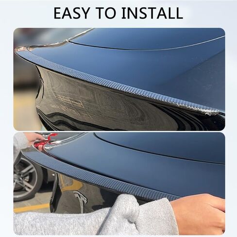 Tesla Model 3 Spoiler Original Rear Spoiler Wing Lip for 2016-2023 Tesla Model 3 Accessories(Glossy Black) in Kuwait