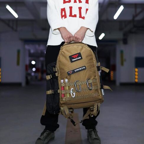 حقائب ظهر YAKEDA العسكرية التكتيكية للرجال-45L حزمة 3 أيام حقيبة ظهر للمشي لمسافات طويلة والتخييم والسفر والصيد in Kuwait