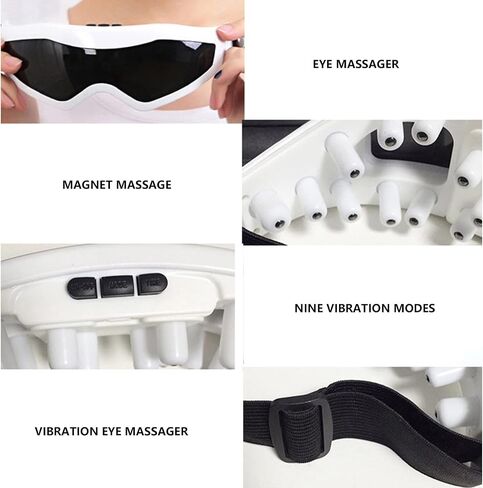 Electric Eye Massager, 22 Magnets Vibration Eye Massage Device Relieve Eye Fatigue, Eye Bags, Dry Eyes, Dark Circles in Saudi Arabia