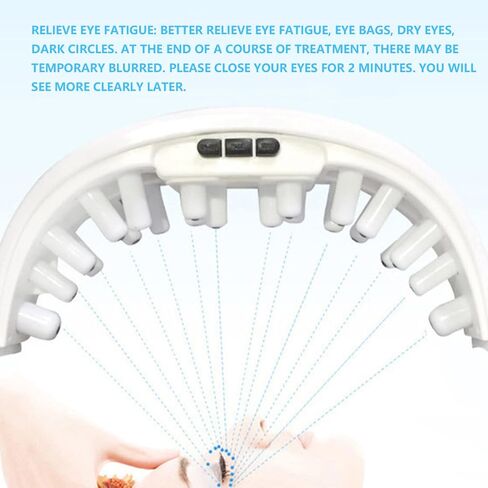 Electric Eye Massager, 22 Magnets Vibration Eye Massage Device Relieve Eye Fatigue, Eye Bags, Dry Eyes, Dark Circles in Saudi Arabia