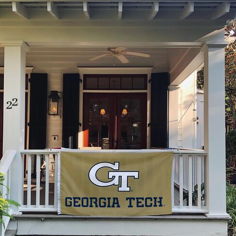 Desert Cactus Georgia Tech Flag Yellow Jackets GT Institute of Technology Flags Banners 100% Polyester Indoor Outdoor 3x5 Flag (Style Y) in Saudi Arabia