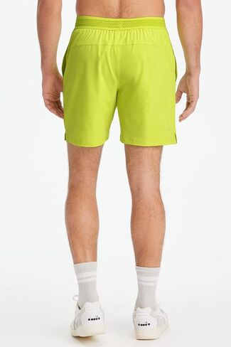 شورت Fabletics الرجالي The Fundamental (مبطن)، التمرين، الجري، التدريب، صالة الألعاب الرياضية، اليوغا، خفيف الوزن للغاية، رياضي، درزة داخلية 5 بوصات، M، Zest in Saudi Arabia