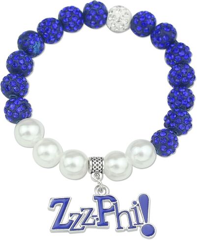 Greek Sorority Gift for Women Zetaa Braccelet ZPB Gift ZZZPHI Charm Sorority Bracelet Paraphernalia Jewelry Sisterhood Gift in Saudi Arabia