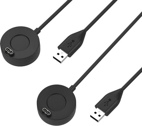 TiMOVO Charger Dock Compatible with Garmin Venu3/3S/Fenix 5/Fenix 6,2Pack Portable Charging Dock Station Cradle with USB Cable Fit Venu 3/3S/Fenix 5/5S/5X/6/6S/6X/Forerunner 935/245/945/Vivoactive3 in Saudi Arabia