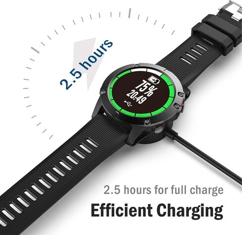 TiMOVO Charger Dock Compatible with Garmin Venu3/3S/Fenix 5/Fenix 6,2Pack Portable Charging Dock Station Cradle with USB Cable Fit Venu 3/3S/Fenix 5/5S/5X/6/6S/6X/Forerunner 935/245/945/Vivoactive3 in Saudi Arabia