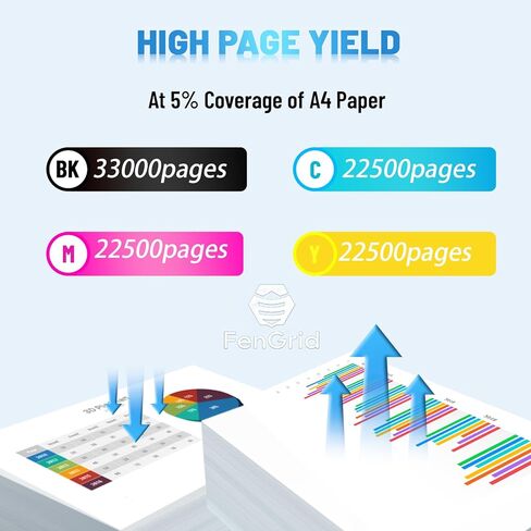 خرطوشة حبر معاد تصنيعها MP C6003 841849 841851 841852 841850 استبدال مسحوق الحبر لطابعة Ricoh MP C6003 C4503 C5503 (KCMY) in Kuwait