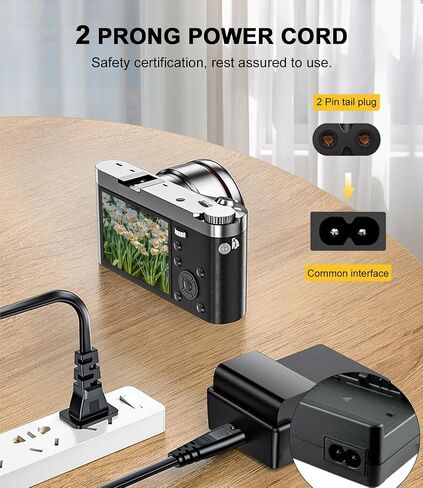 AC Power Cord for Sony PS5, PS4, PS4 Slim, PS3 Slim Console Power Cable Replacement Power Supply Wall Cable - 3 Feet in Saudi Arabia