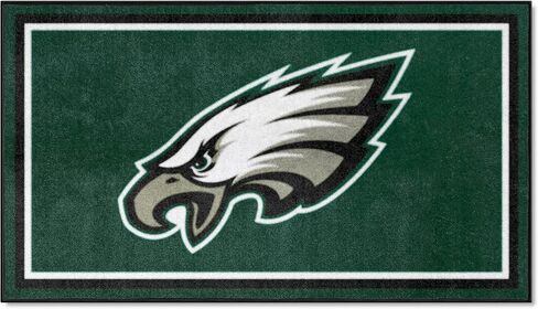 FANMATS 19881 NFL Philadelphia Eagles 3ft. x 5ft. Plush Area Rug | Sports Fan Area Rug, Home Decor Rug and Tailgating Mat in Saudi Arabia