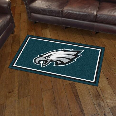 FANMATS 19881 NFL Philadelphia Eagles 3ft. x 5ft. Plush Area Rug | Sports Fan Area Rug, Home Decor Rug and Tailgating Mat in Saudi Arabia