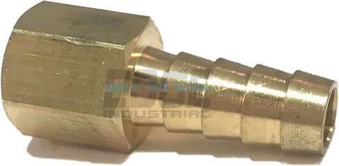 3/8 "معرف خرطوم إلى 1/4" أنثى NPT FNPT تركيب نحاسي مستقيم الوقود / الهواء / الماء / الزيت / الغاز / WOG (الكمية 01) in Kuwait