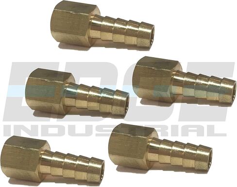 3/8 "معرف خرطوم إلى 1/4" أنثى NPT FNPT تركيب نحاسي مستقيم الوقود / الهواء / الماء / الزيت / الغاز / WOG (الكمية 01) in Kuwait