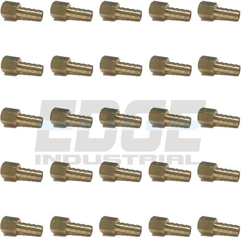 3/8 "معرف خرطوم إلى 1/4" أنثى NPT FNPT تركيب نحاسي مستقيم الوقود / الهواء / الماء / الزيت / الغاز / WOG (الكمية 01) in Kuwait