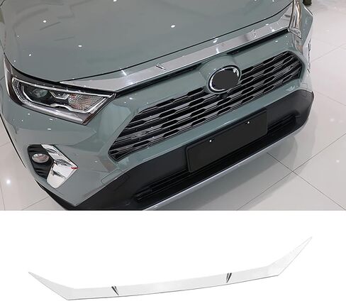 اكسسوارات السيارات صالح لتويوتا RAV4 LE/XLE/XSE/نموذج محدود 2019 2020 2021 2022 غطاء محرك السيارة الأمامي غطاء محرك السيارة (نمط ألياف الكربون) ABS 1 قطعة in Kuwait