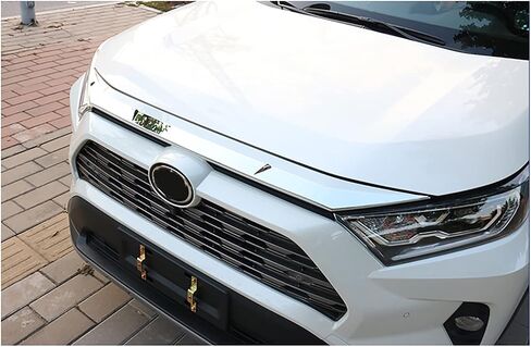 اكسسوارات السيارات صالح لتويوتا RAV4 LE/XLE/XSE/نموذج محدود 2019 2020 2021 2022 غطاء محرك السيارة الأمامي غطاء محرك السيارة (نمط ألياف الكربون) ABS 1 قطعة in Kuwait