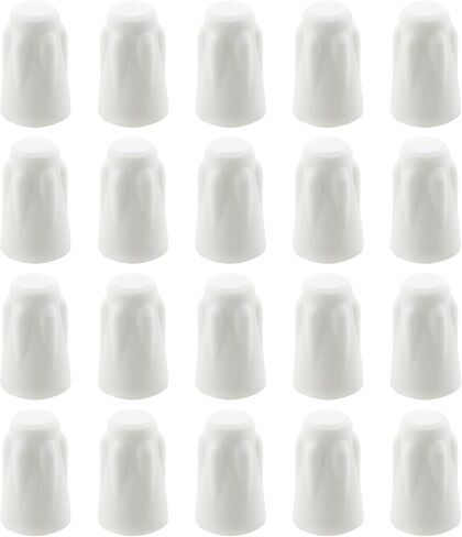 20PCS High Temperature Ceramic Wire Connector Ceramic Nuts White Large High Temperature Service Ceramic Twist Cap for High Power Lighting and Ceiling Fan and Heater in Saudi Arabia