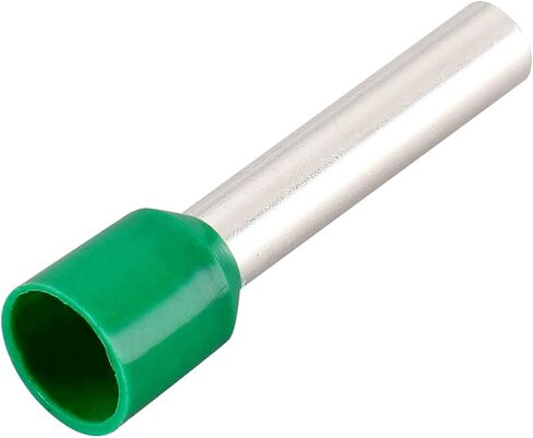 Baomain AWG 6/16.0mm² سلك النحاس تجعيد موصل معزول الطويق دبوس نهاية الحبل E16-18 حزمة خضراء من 100 in Saudi Arabia