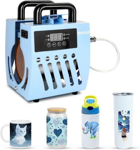 Mug Press Upgrade Mug Heat Press Machine for 10oz-15oz Coffee Mugs 16oz Skinny Straight Cups, Handheld Lightweight Mug Press Sublimation Machine Cup Heat Press Mini Tumbler Press in Saudi Arabia
