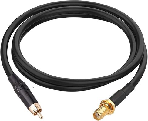 SMA إلى RCA محول SMA أنثى إلى RCA ذكر موصل كابل RG58 تمديد 3 قدم in Kuwait