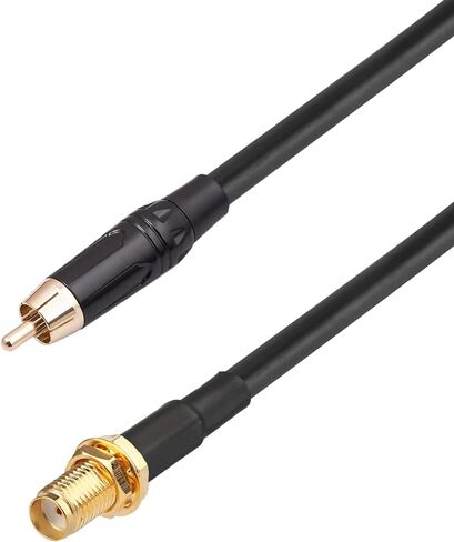 SMA إلى RCA محول SMA أنثى إلى RCA ذكر موصل كابل RG58 تمديد 3 قدم in Kuwait