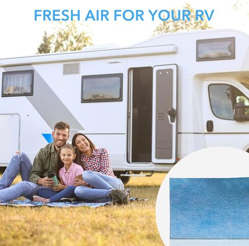 4 قطع بديلة لفلتر التيار المتردد RV - فلتر إسفنجي للتيار المتردد RV مقاس 15 بوصة × 15 بوصة × 1/4 بوصة متوافق مع Coleman Winnebago من Wadoy، منقي الهواء الرغوي - المرشحات 6798A3761، 108892-01-703 - مرشح مكيف الهواء للتخييم in Kuwait