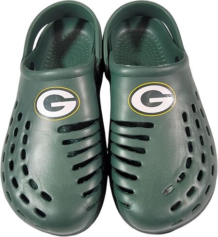 FOCO NFL Unisex-Adult Team Logo Solid Clogs with Heel Strap Comfortable Water Slip on Shoes in Saudi Arabia