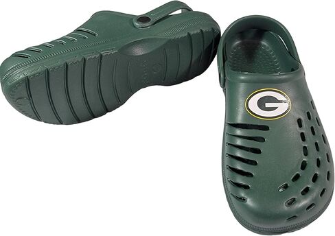 FOCO NFL Unisex-Adult Team Logo Solid Clogs with Heel Strap Comfortable Water Slip on Shoes in Saudi Arabia