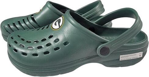 FOCO NFL Unisex-Adult Team Logo Solid Clogs with Heel Strap Comfortable Water Slip on Shoes in Saudi Arabia