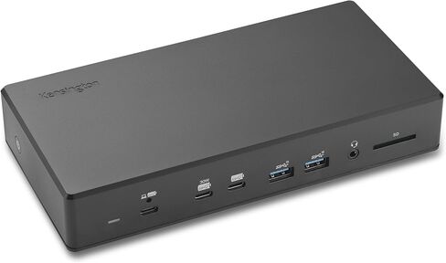 Kensington SD4880P USB-C 4k Quad Monitor Docking Station, 6 x USB-A & 4 x USB-C, 2Gbps Ethernet, 100W PD, Audio Jack, 2xDisplayPort, 2xHDMI, SD Card Reader, for Windows Laptops (K34113NA) in Saudi Arabia