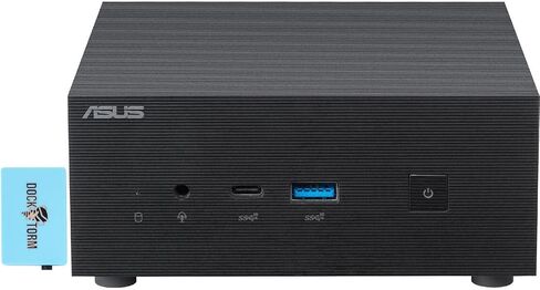 ASUS PN63 Business Mini PC (Intel i7-1165G7 4-Core, 16GB RAM, 256GB PCIe SSD, Intel Iris Xe, WiFi, BT 5.2, RJ-45, USB-C, HDMI, DP, Win 11 Home) with Dockztorm Hub in Saudi Arabia