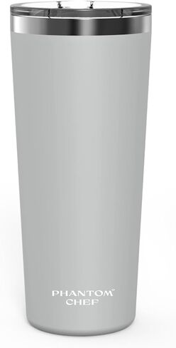 Phantom Chef Hydration Cup with Lid & Straw | 40oz - 1,200ml | Keep 21hs Cold - 5hs Hot | Sports Water Bottle | Leak Proof | Vacuum Insulated Stainless Steel Thermo (Navy, Hydration with Handle) in Saudi Arabia