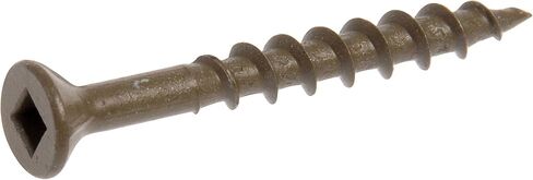48271 8 X 1-1/2-Inch Flat Head Square Drive Deck Screw, Brown, 500-Pack in Saudi Arabia