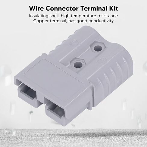 Marhynchus 2Pcs Battery Quick Connect Disconnect Electrical Plug for Recovery Winch or Trailer 120A 600V Jumper Cable Plug Connector Kit Winch Recovery Kit in Saudi Arabia