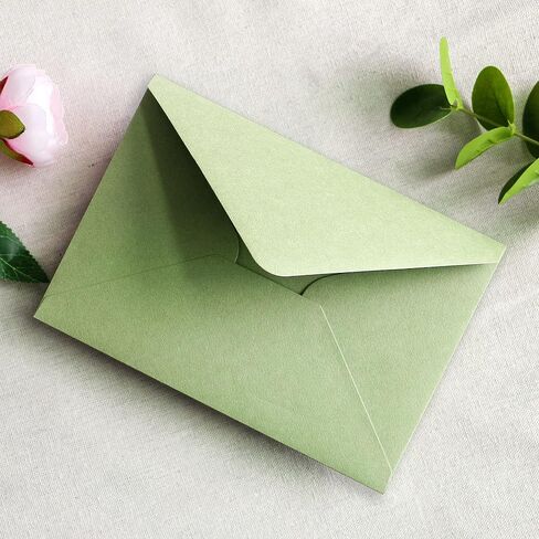 PONATIA 50 PCS/Pack A7 Envelopes, 5.25 x 7.5'' Shiny Ivory Envelopes, Perfect 5x7 Envelopes for Wedding Invitation Cards, Christmas Gift Cards Envelopes, Acrylic Invitations, Photos in Saudi Arabia