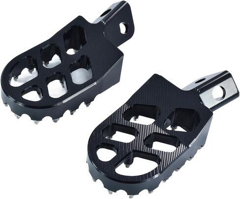 Dirt Bike Foot Pegs CNC Footpegs KLX110 Foot Pedals Rest for KLX 110 2002-2023 KLX110L 2010-2023 KX60 1998-2003 Black in Kuwait