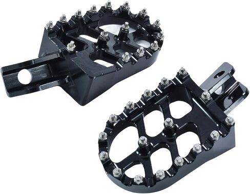 Dirt Bike Foot Pegs CNC Footpegs KLX110 Foot Pedals Rest for KLX 110 2002-2023 KLX110L 2010-2023 KX60 1998-2003 Black in Kuwait