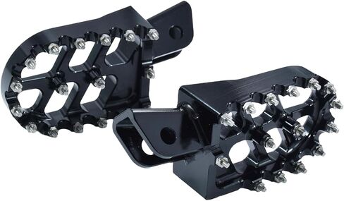 Dirt Bike Foot Pegs CNC Footpegs KLX110 Foot Pedals Rest for KLX 110 2002-2023 KLX110L 2010-2023 KX60 1998-2003 Black in Kuwait