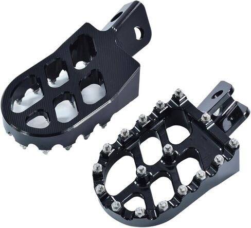 Dirt Bike Foot Pegs CNC Footpegs KLX110 Foot Pedals Rest for KLX 110 2002-2023 KLX110L 2010-2023 KX60 1998-2003 Black in Kuwait