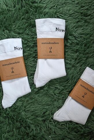 Unisex Athletic Socks - 2 Pairs | One Size Fits Most, Explore the World in Comfort & Style, Ideal for Nomads and Wanderers in Saudi Arabia